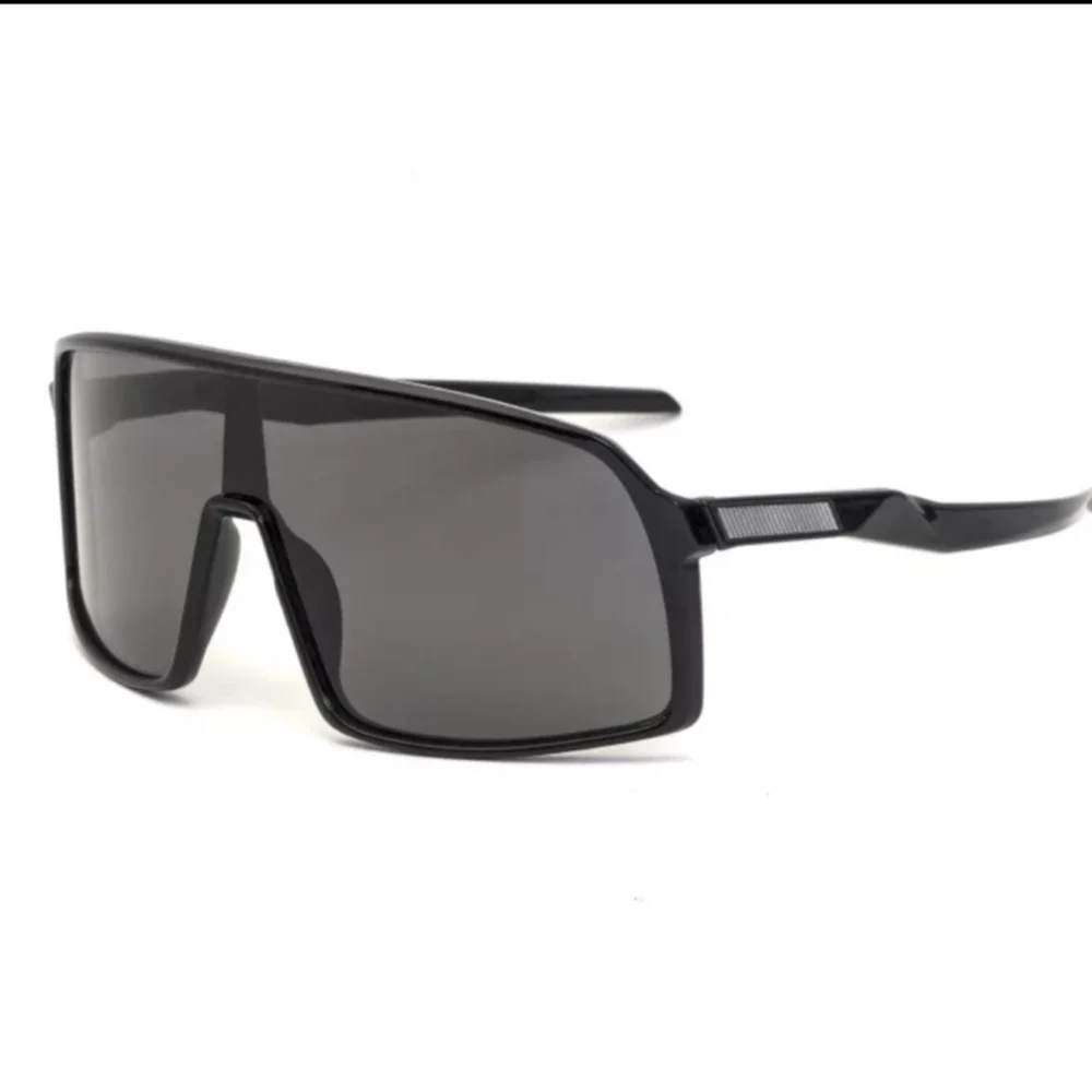 Square Sports Sunglasses Unisex Black